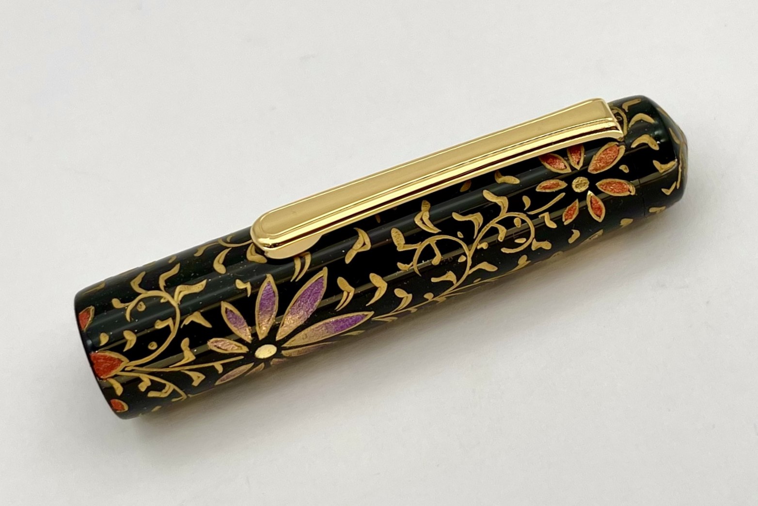 NakayaPiccoloLongWriterChinkinPalmetBlackColorfulLines3FP_K